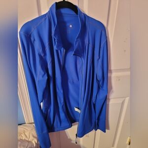 Tangerine Running Workout Jacket Size XL Blue